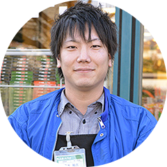 青果担当 清水 裕太